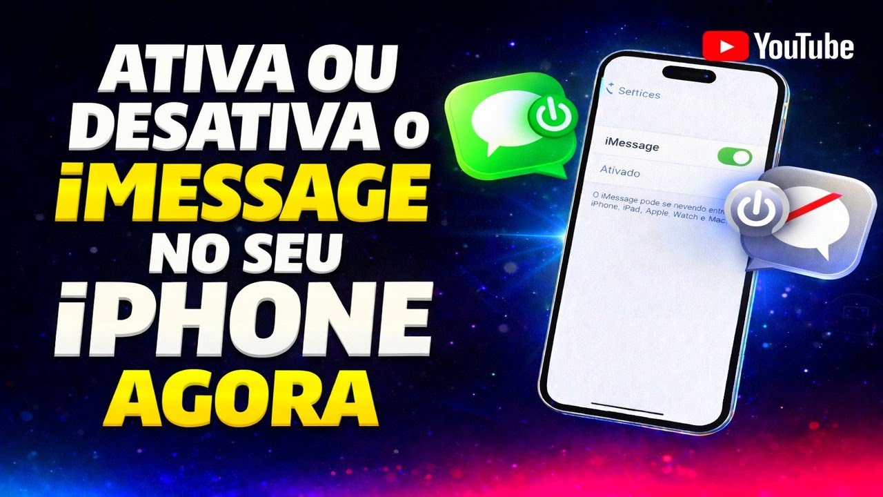 ATIVA OU DESATIVA O IMESSAGE NO SEU IPHONE AGORA