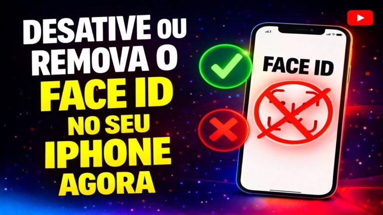 DESATIVE OU REMOVA O FACE ID NO SEU IPHONE AGORA