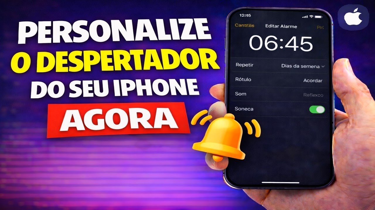 PERSONALIZE O DESPERTADOR DO SEU IPHONE AGORA