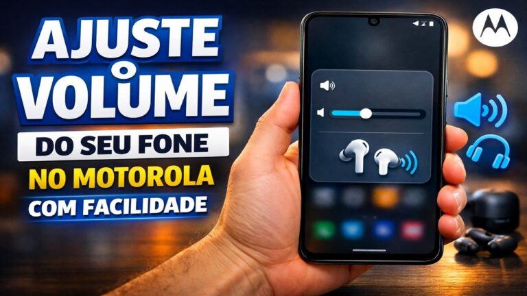 AJUSTE O VOLUME DO SEU FONE NO MOTOROLA COM FACILIDADE