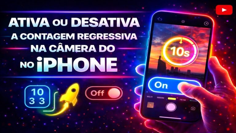 ATIVA OU DESATIVA A CONTAGEM REGRESSIVA NA CÂMERA DO IPHONE