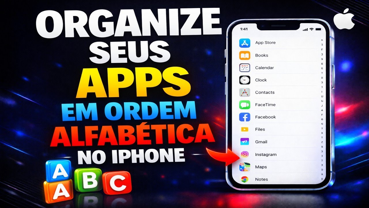 ORGANIZE SEUS APPS EM ORDEM ALFABÉTICA NO IPHONE
