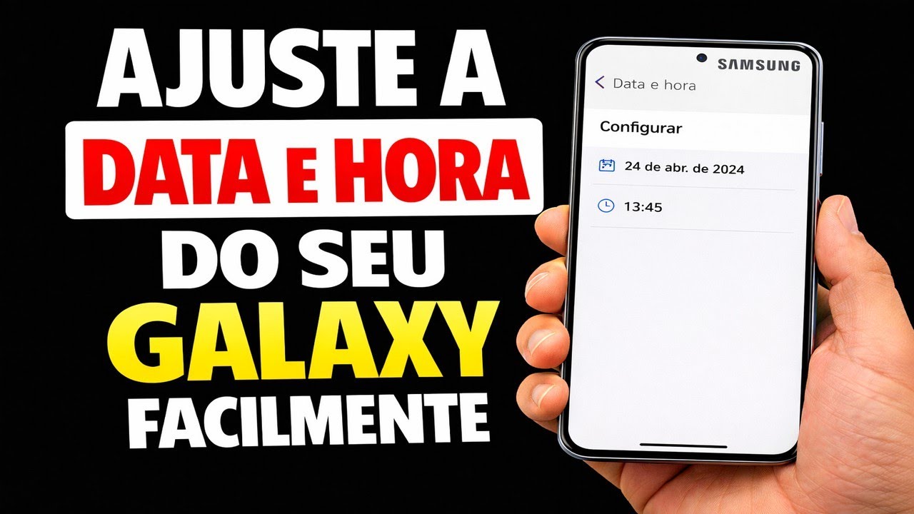 AJUSTE A DATA E HORA DO SEU GALAXY FACILMENTE