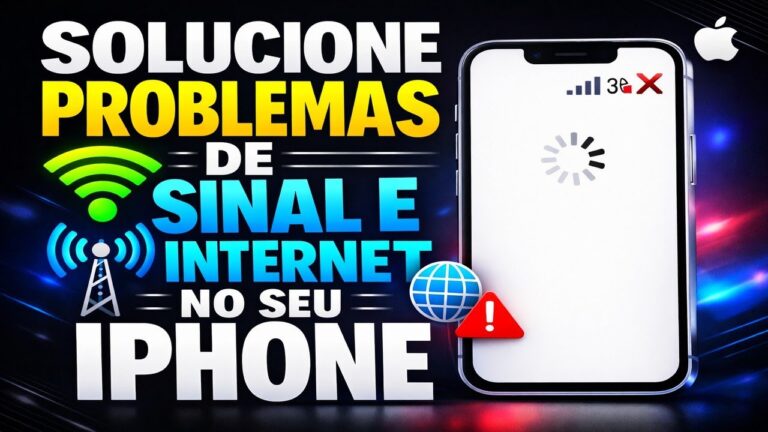 SOLUCIONE PROBLEMAS DE SINAL E INTERNET NO SEU IPHONE