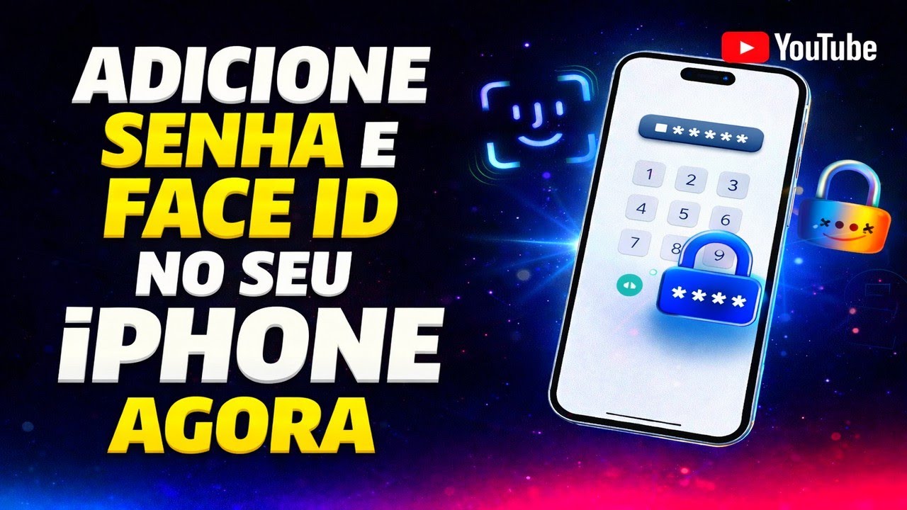 ADICIONE SENHA E FACE ID NO SEU IPHONE AGORA