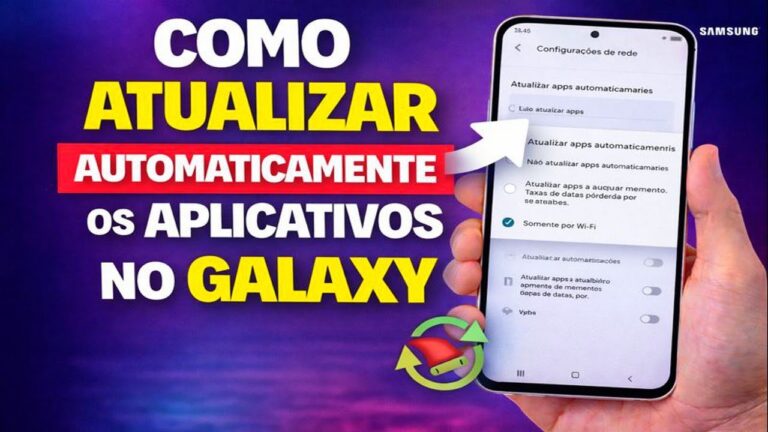 COMO ATUALIZAR AUTOMATICAMENTE OS APLICATIVOS NO GALAXY