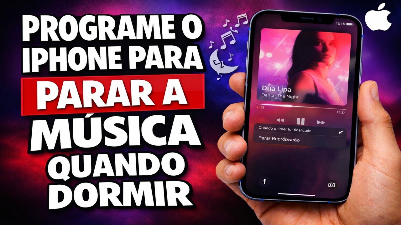 PROGRAME O IPHONE PARA PARAR A MÚSICA QUANDO DORMIR