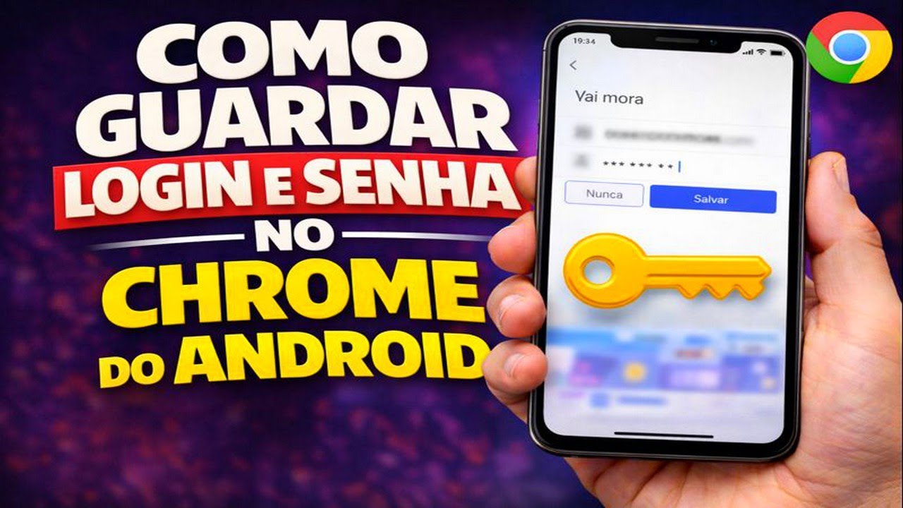 COMO GUARDAR LOGIN E SENHA NO CHROME DO ANDROID