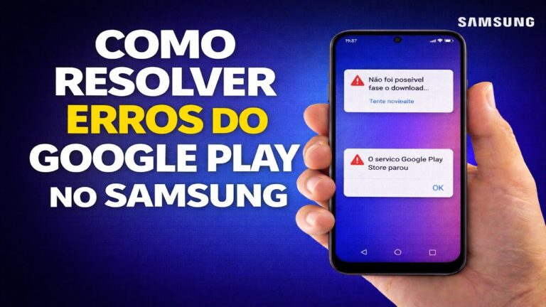 COMO RESOLVER ERROS DO GOOGLE PLAY NO SAMSUNG
