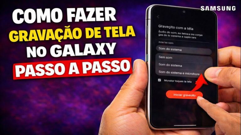 COMO FAZER GRAVAÇÃO DE TELA NO GALAXY PASSO A PASSO