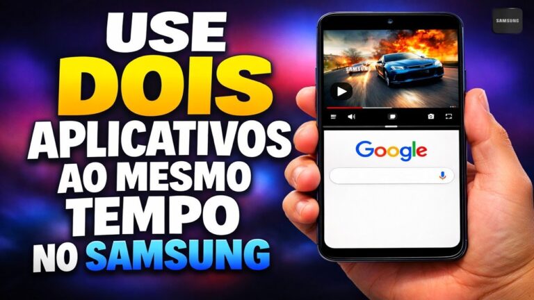 USE DOIS APLICATIVOS AO MESMO TEMPO NO SAMSUNG