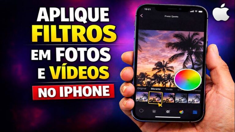 APLIQUE FILTROS EM FOTOS E VÍDEOS NO IPHONE