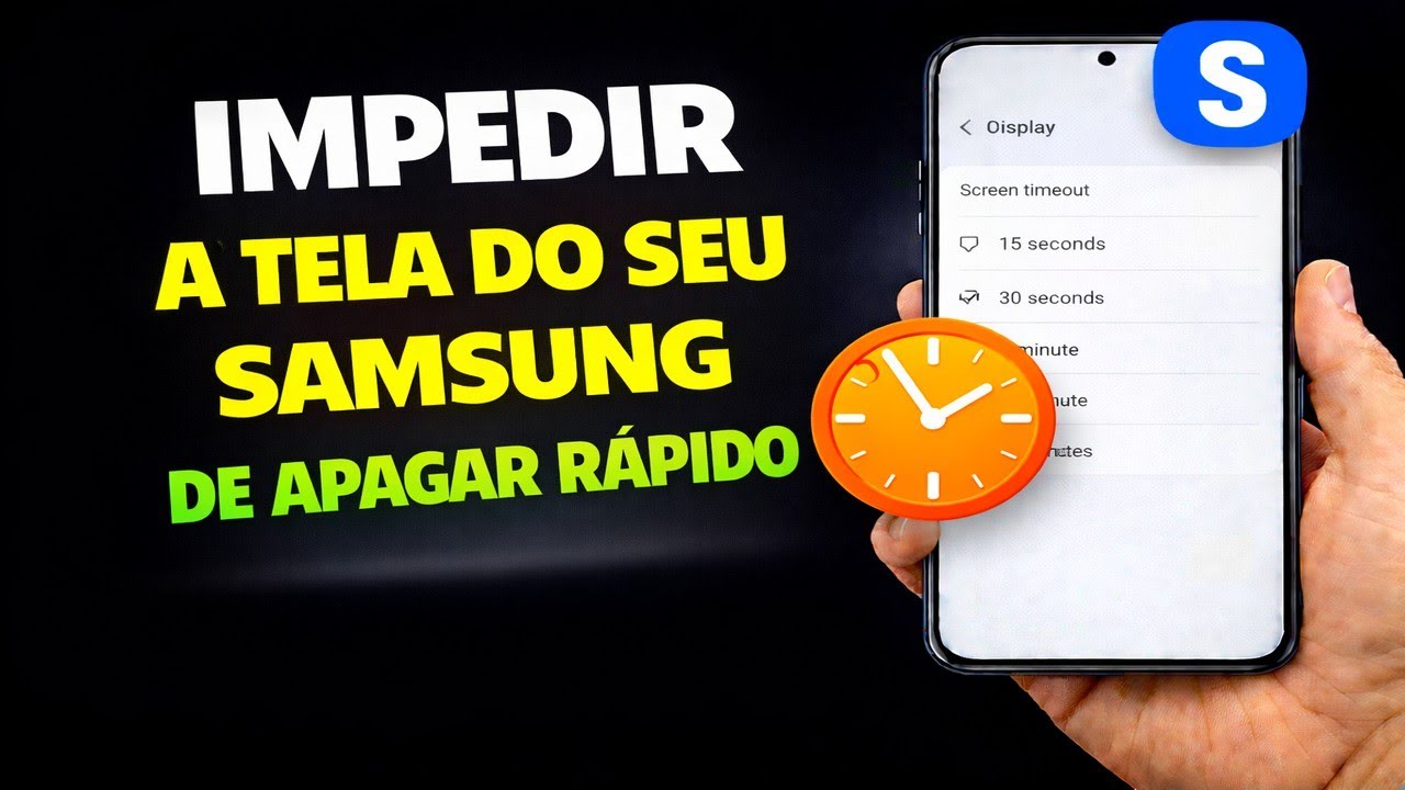 IMPEDIR A TELA DO SEU SAMSUNG DE APAGAR RÁPIDO