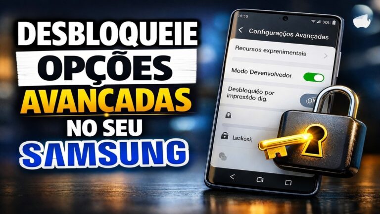 DESBLOQUEIE OPÇÕES AVANÇADAS NO SEU SAMSUNG