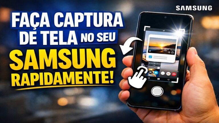 FAÇA CAPTURA DE TELA NO SEU SAMSUNG RAPIDAMENTE