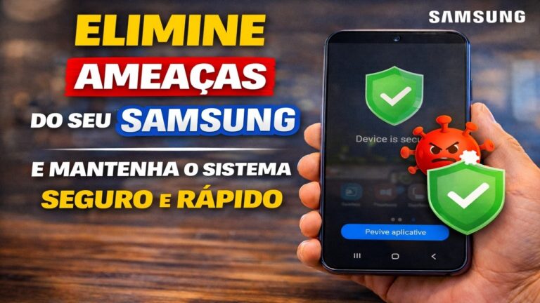 Elimine ameaças do seu Samsung e mantenha o sistema seguro e rápido