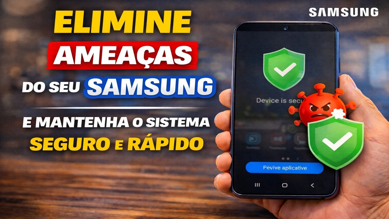 Elimine ameaças do seu Samsung e mantenha o sistema seguro e rápido