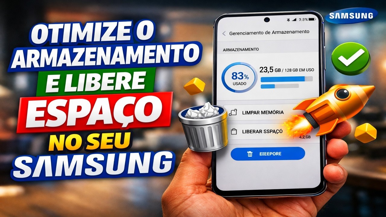 OTIMIZE O ARMAZENAMENTO E LIBERE ESPAÇO NO SEU SAMSUNG