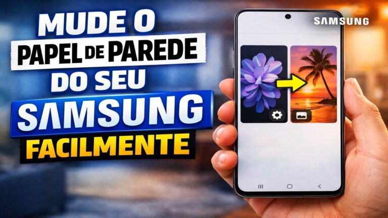 MUDE O PAPEL DE PAREDE DO SEU SAMSUNG FACILMENTE