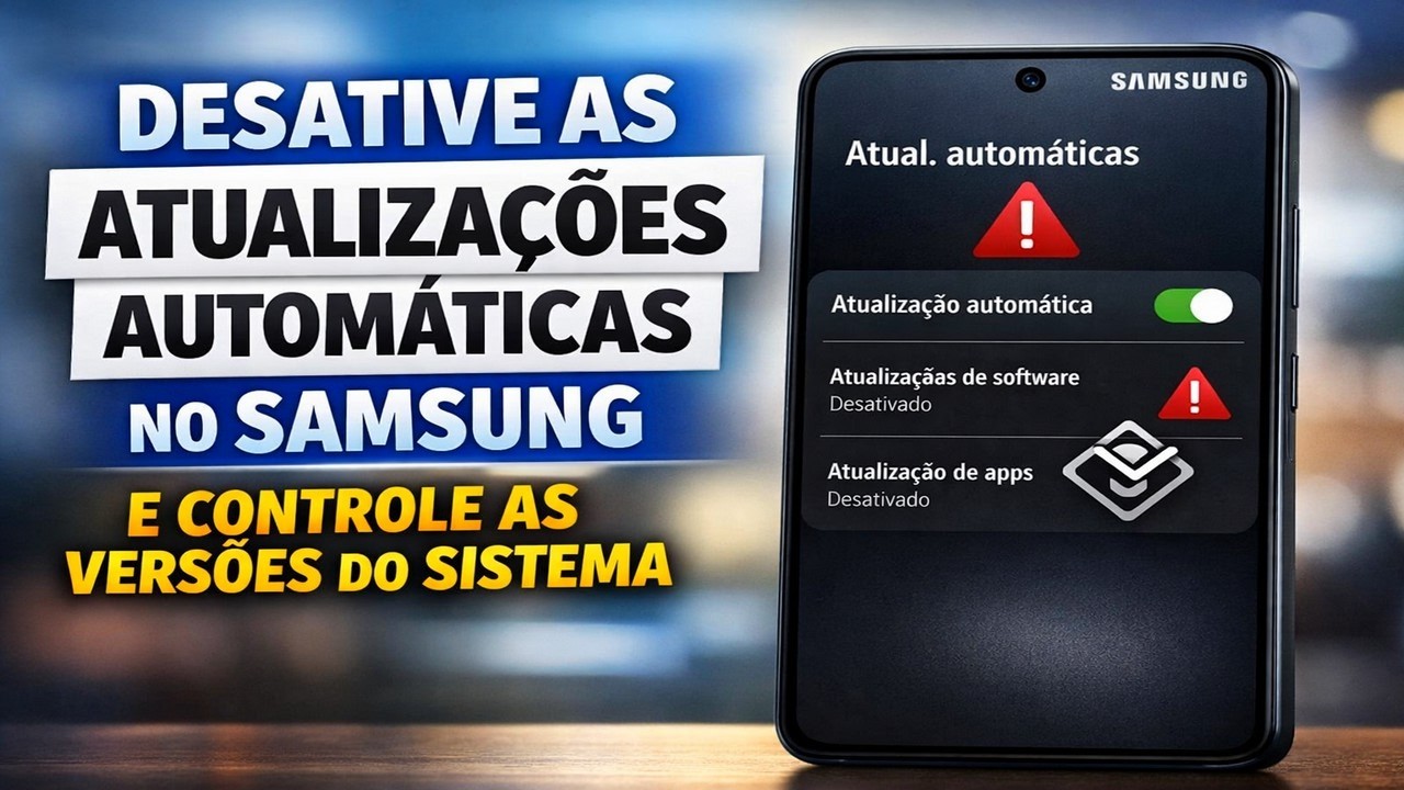 Desative as atualizações automáticas no Samsung e controle as versões do sistema