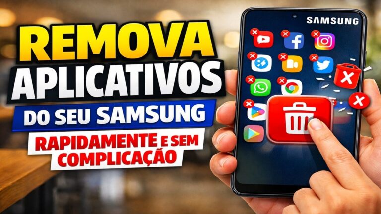 REMOVA APLICATIVOS DO SEU SAMSUNG RAPIDAMENTE E SEM COMPLICAÇÃO