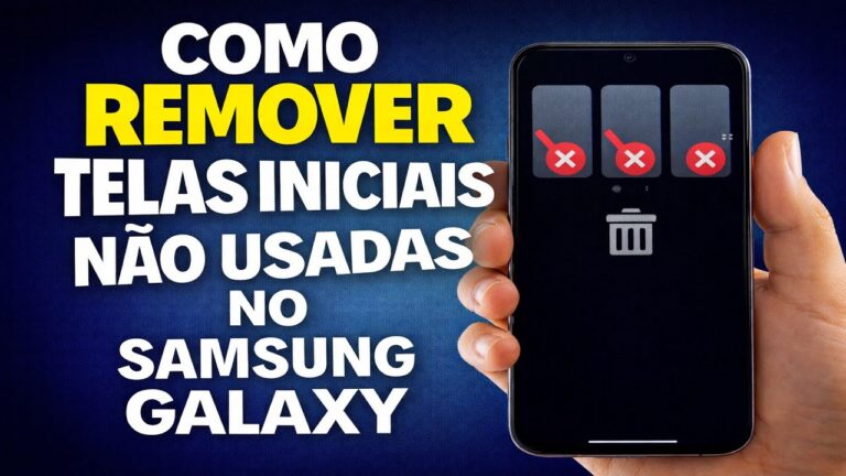 COMO REMOVER TELAS INICIAIS NÃO USADAS NO SAMSUNG