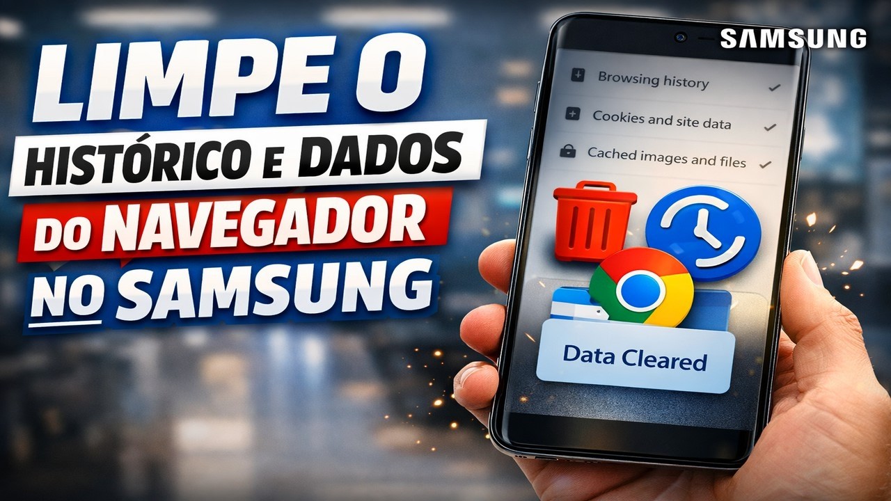 LIMPE O HISTÓRICO E DADOS DO NAVEGADOR NO SAMSUNG