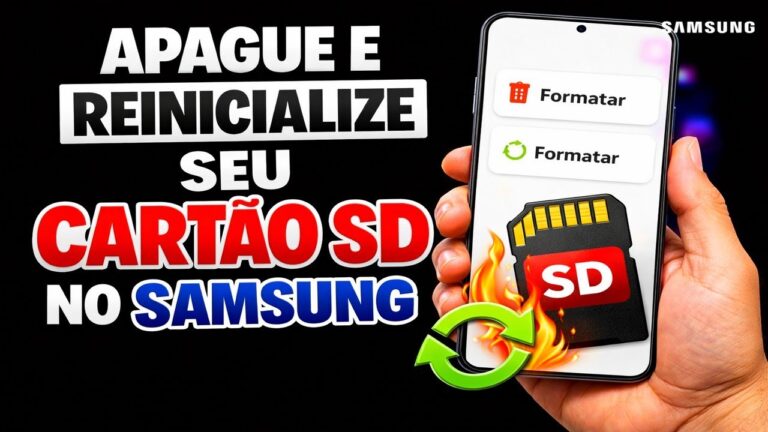 APAGUE E REINICIALIZE SEU CARTÃO SD NO SAMSUNG