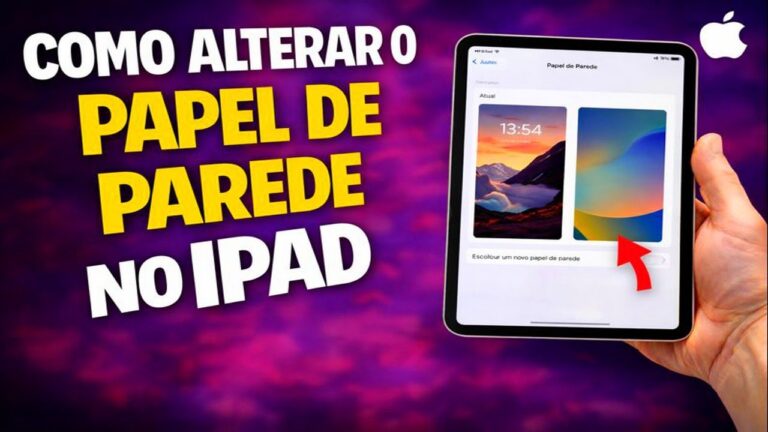 COMO ALTERAR O PAPEL DE PAREDE NO IPAD