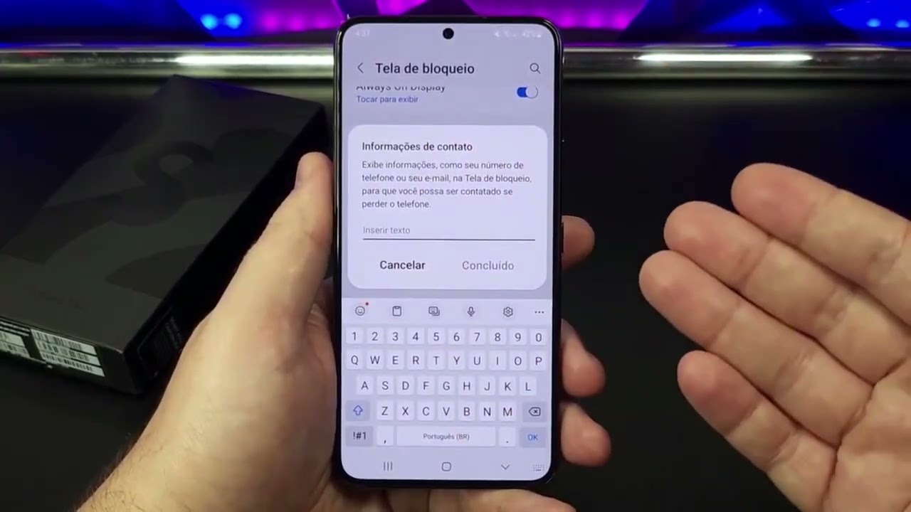■ Colocar Mensagem na Tela de Bloqueio do Samsung Galaxy Passo a Passo