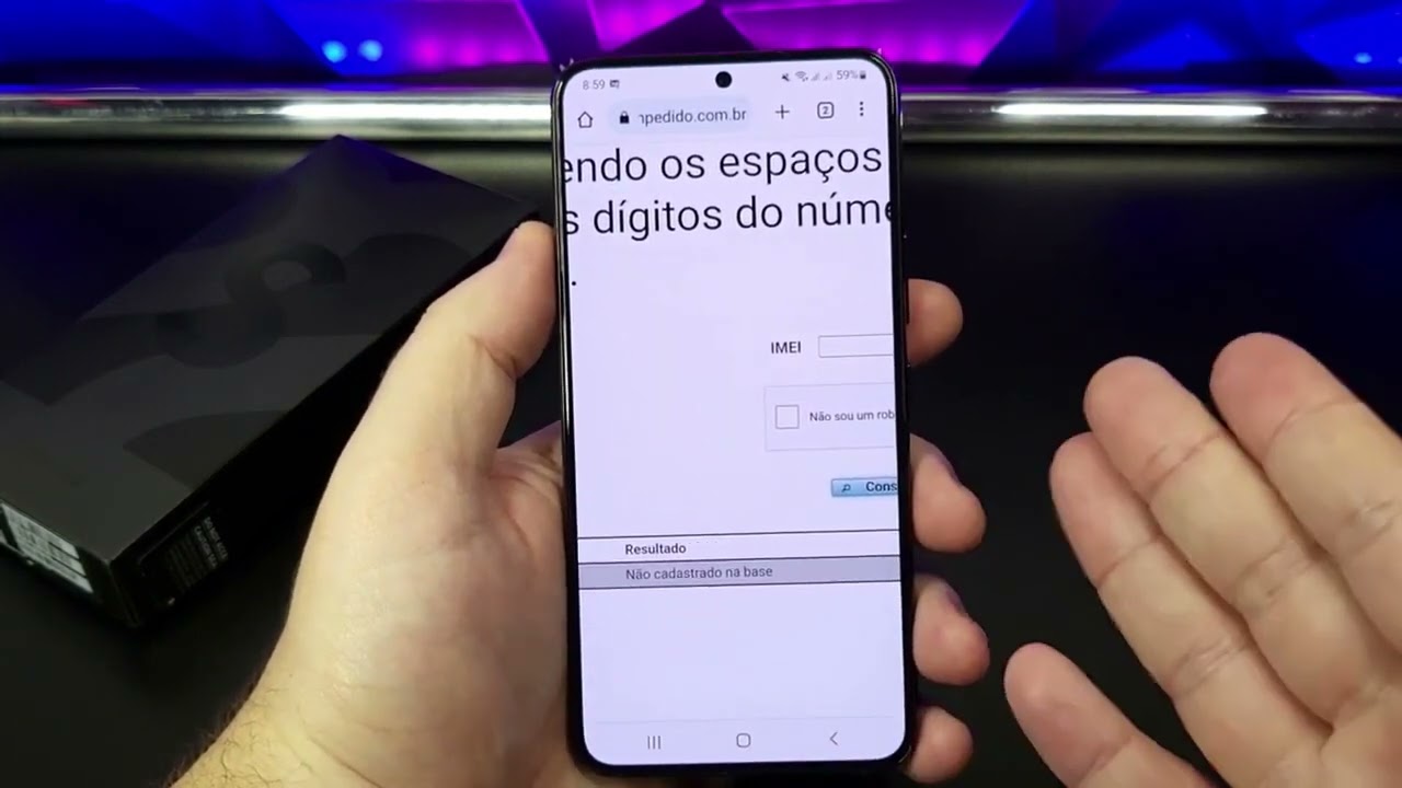 ░ Consultar IMEI e Verificar Bloqueio no Samsung Galaxy