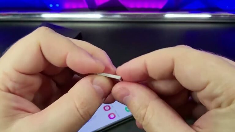 ■ Inserir o Chip na Gaveta do Samsung Galaxy Passo a Passo