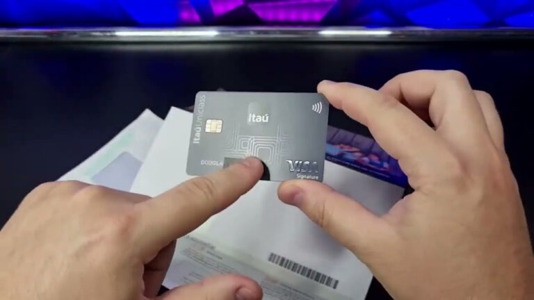░ Cartão Itaú Visa Signature Uniclass UNBOXING