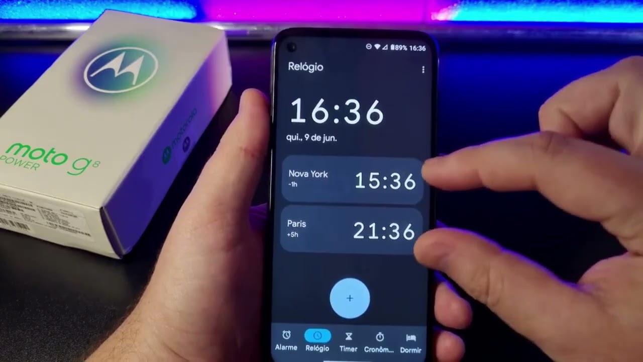 ░ Como Adicionar Relógios de Outros Fusos Horários no Motorola