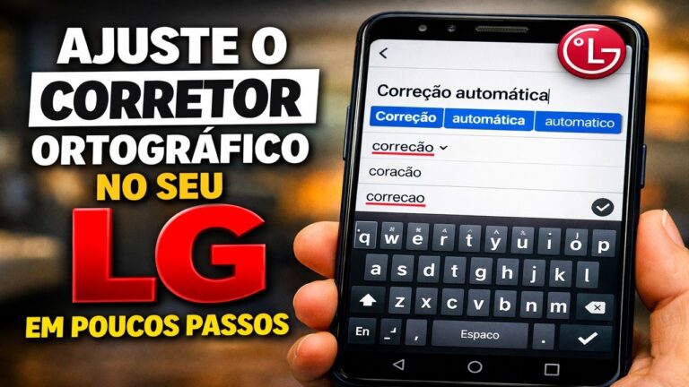 AJUSTE O CORRETOR ORTOGRÁFICO NO SEU LG EM POUCOS PASSOS
