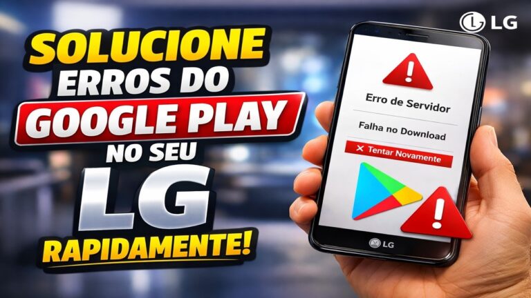 SOLUCIONE ERROS DO GOOGLE PLAY NO SEU LG RAPIDAMENTE SOLUCIONE ERROS DO GOOGLE PLAY NO SEU LG RAPIDAMENTE
