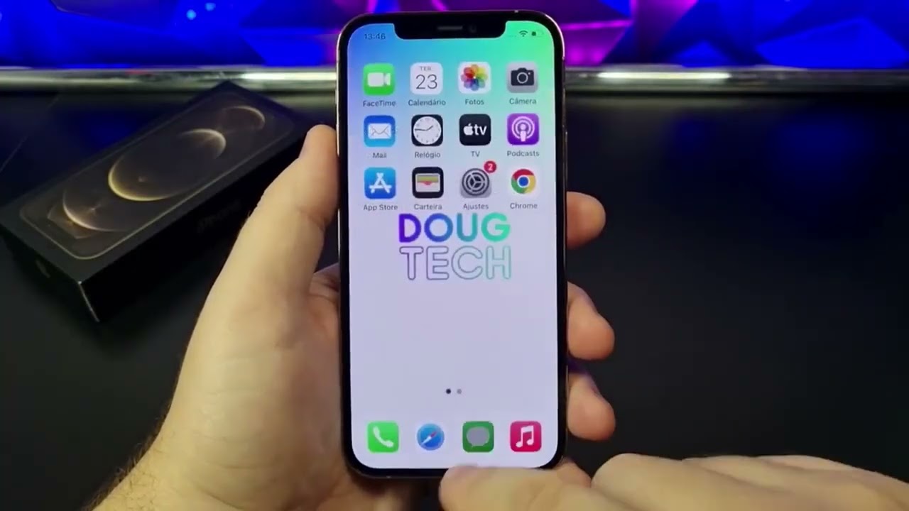 ► Ajustar o Teclado para Uma Mão no iPhone Passo a Passo