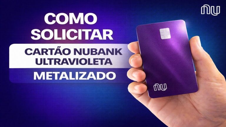 CARTÃO NUBANK ULTRAVIOLETA METALIZADO