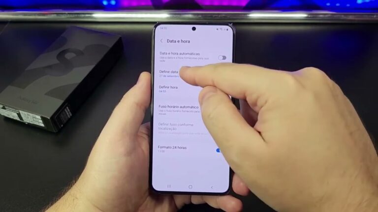 COMO AJUSTAR DATA E HORA MANUALMENTE NO GALAXY