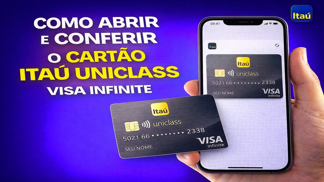 COMO ABRIR E CONFERIR O CARTÃO ITAÚ UNICLASS VISA INFINITE COMO ABRIR E CONFERIR O CARTÃO ITAÚ UNICLASS VISA INFINITE