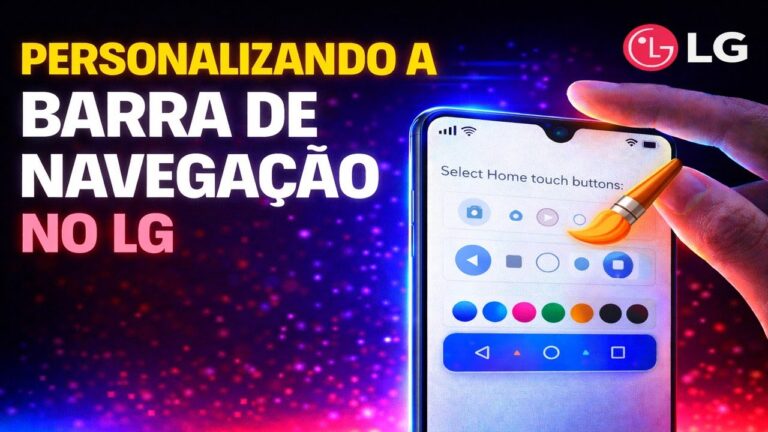 Personalizando a barra de navegação no LG