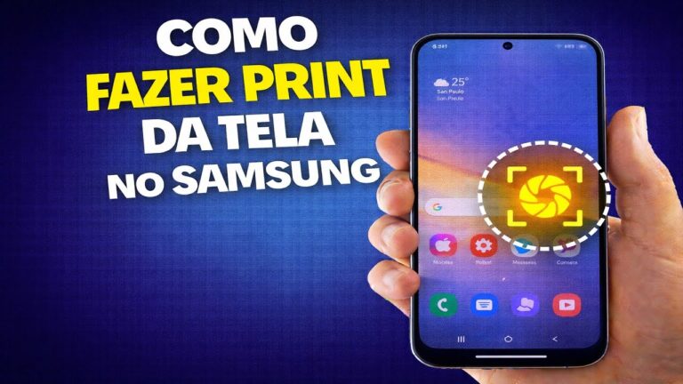 COMO FAZER PRINT DA TELA NO SAMSUNG