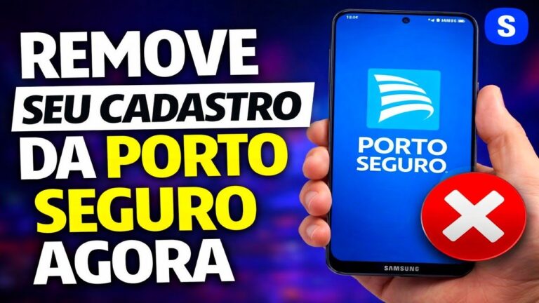 REMOVE SEU CADASTRO DA PORTO SEGURO AGORA