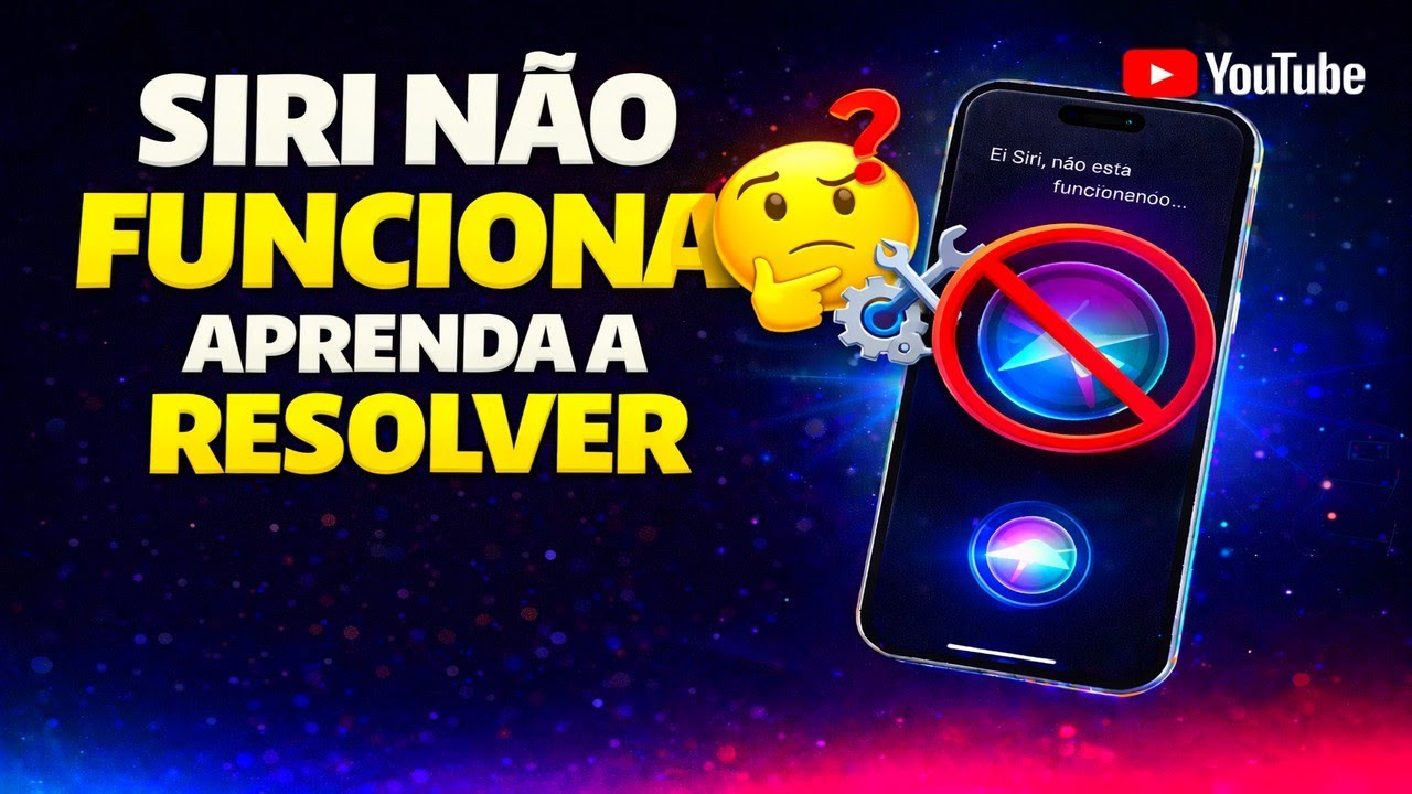 SIRI NÃO FUNCIONA APRENDA A RESOLVER SIRI NÃO FUNCIONA APRENDA A RESOLVER