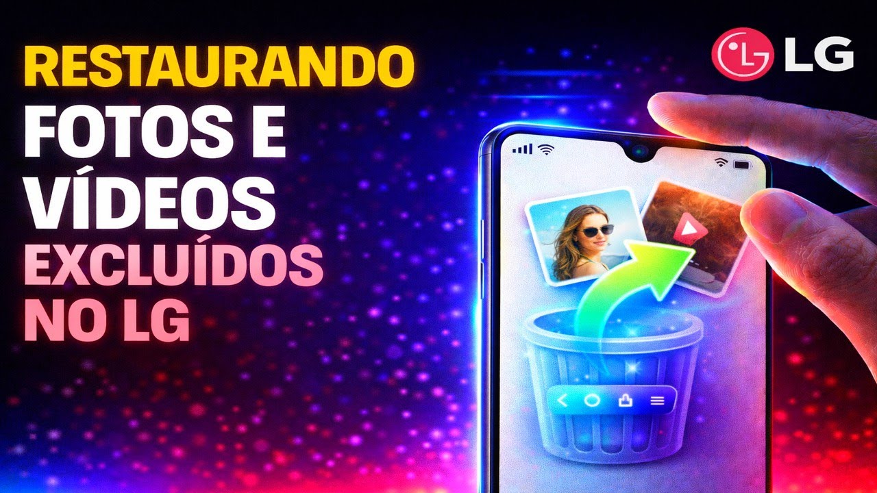 Restaurando fotos e vídeos excluídos no LG