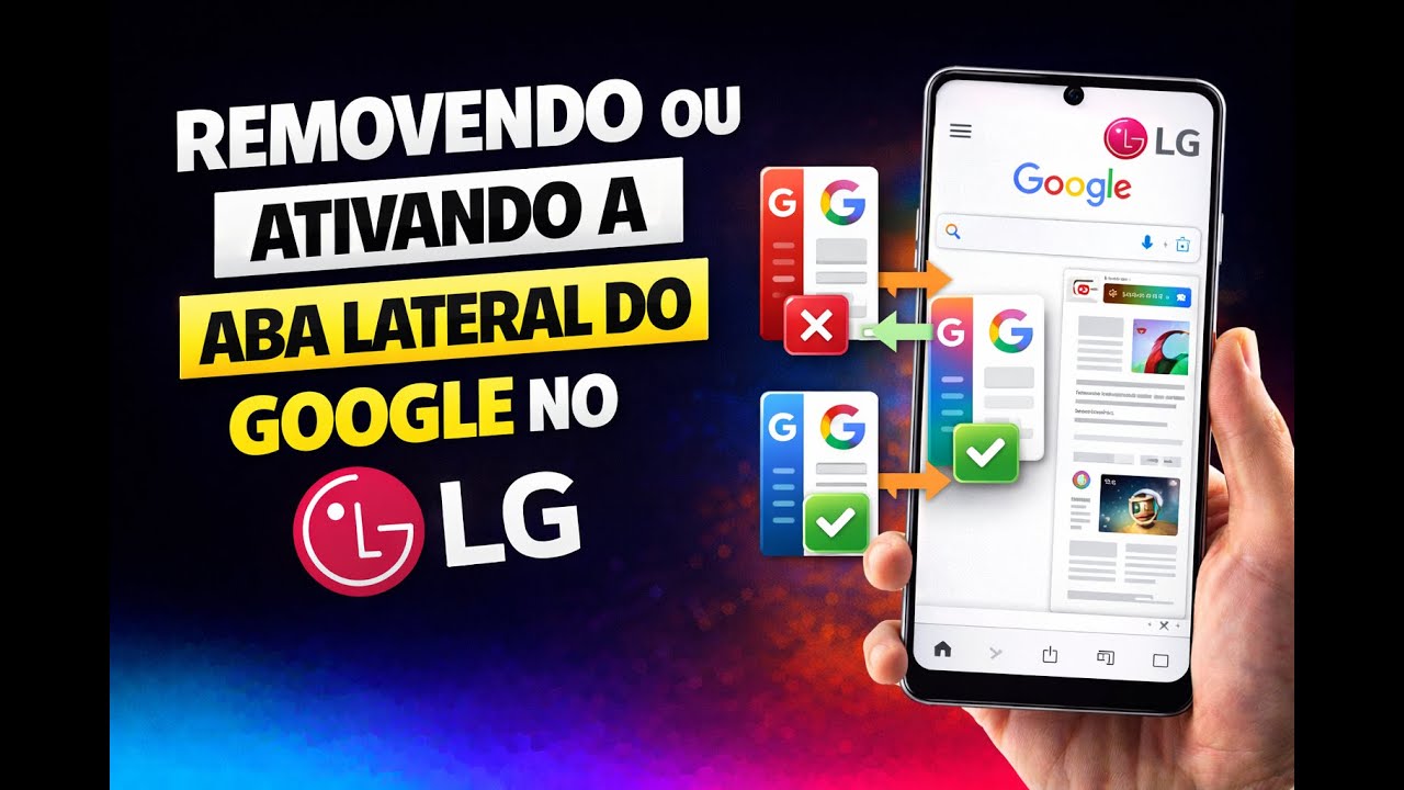Removendo ou ativando a aba lateral do Google no LG