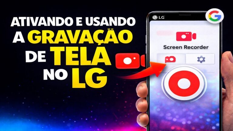Ativando e usando a gravação de tela no LG Ativando e usando a gravação de tela no LG