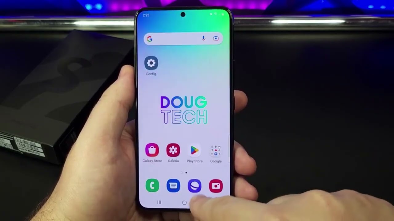 ░ Deixar o Teclado em Alto Contraste no Samsung Galaxy