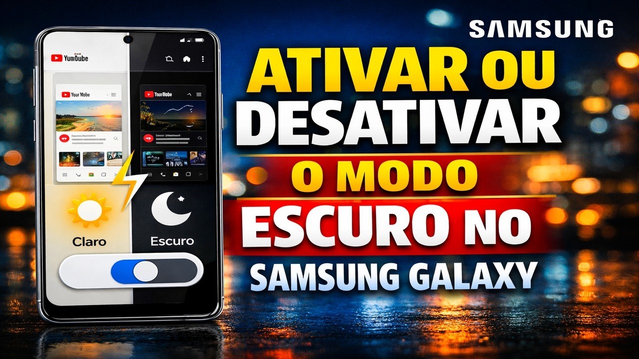 ░ Ativar ou Desativar o Modo Escuro no Samsung Galaxy