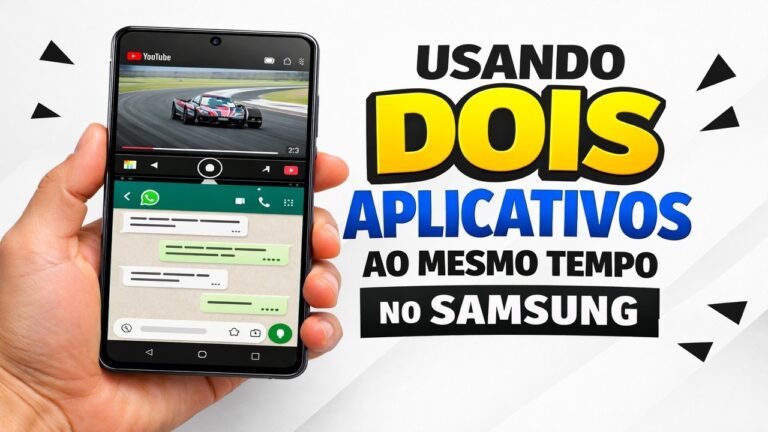 ► Usando dois aplicativos ao mesmo tempo no Samsung